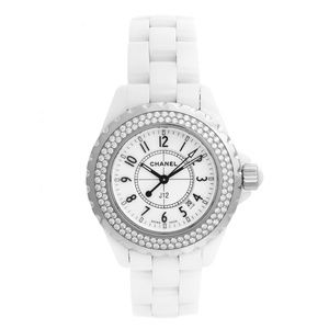 Anne Klein New York 12/2075WMWB White Ceramic Crystal Watch